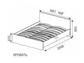 Кровать 1600х2000 ортопедическое основание в Нижнем Тагиле - nizhnij-tagil.magazin-mebel74.ru | фото