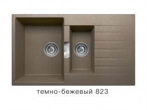 Мойка кварцевая Tolero Loft TL-860 Темно-бежевый 823 в Нижнем Тагиле - nizhnij-tagil.magazin-mebel74.ru | фото