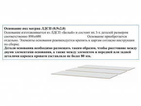 Основание из ЛДСП 0,9х2,0м в Нижнем Тагиле - nizhnij-tagil.magazin-mebel74.ru | фото