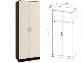 Шкаф 2 двери Ронда ШКР800.1 венге/дуб белфорт в Нижнем Тагиле - nizhnij-tagil.magazin-mebel74.ru | фото